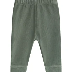Prénatal baby pyjama rib velour groen