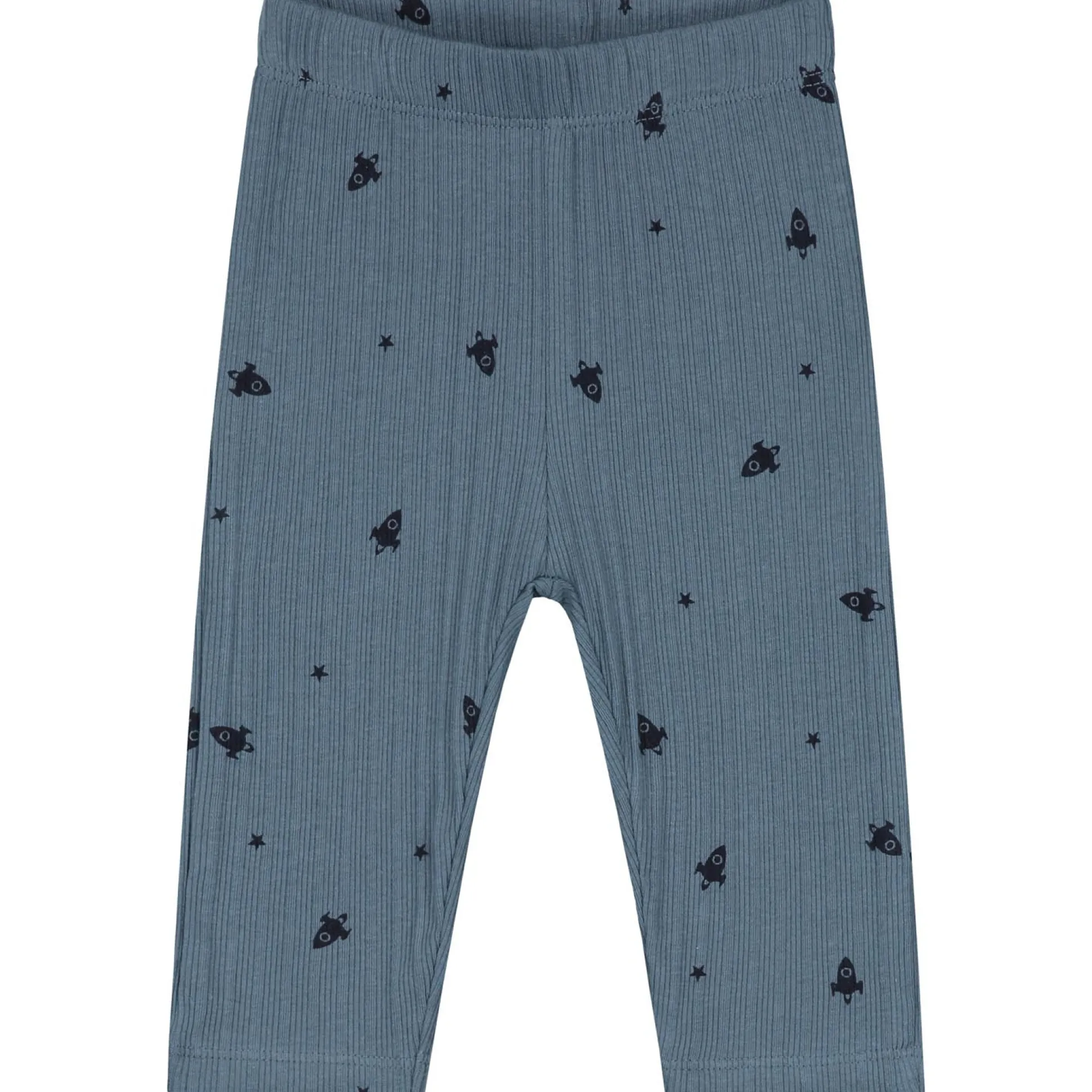 Prénatal baby pyjama ruimte rib blauw