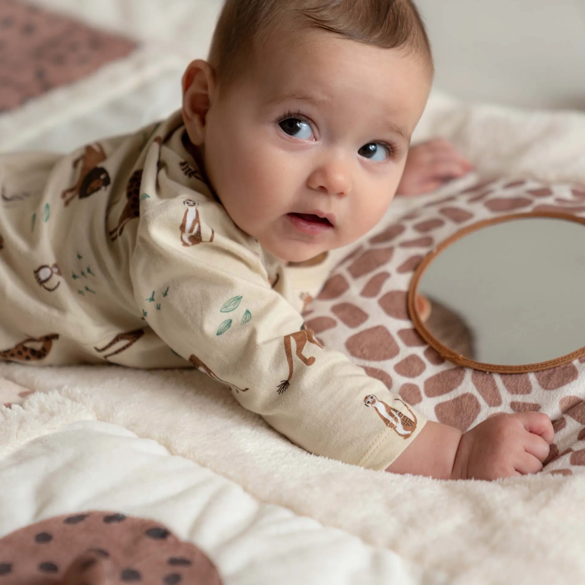 Prénatal baby pyjama Savanne beige
