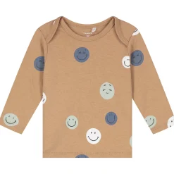 Prénatal baby pyjama smiley bruin