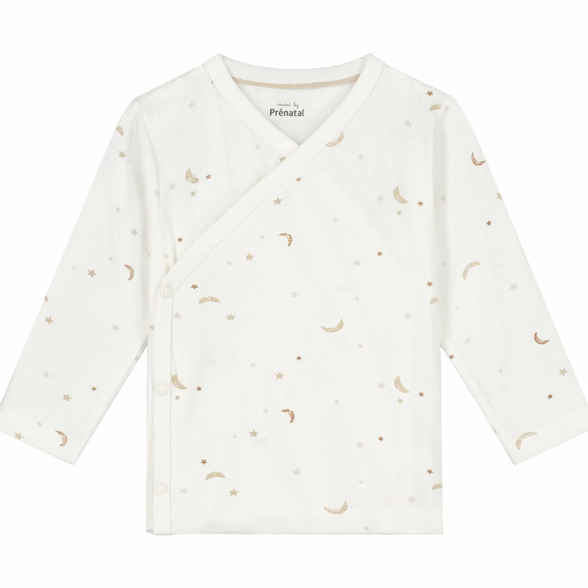 Prénatal baby pyjama ster en maan wit
