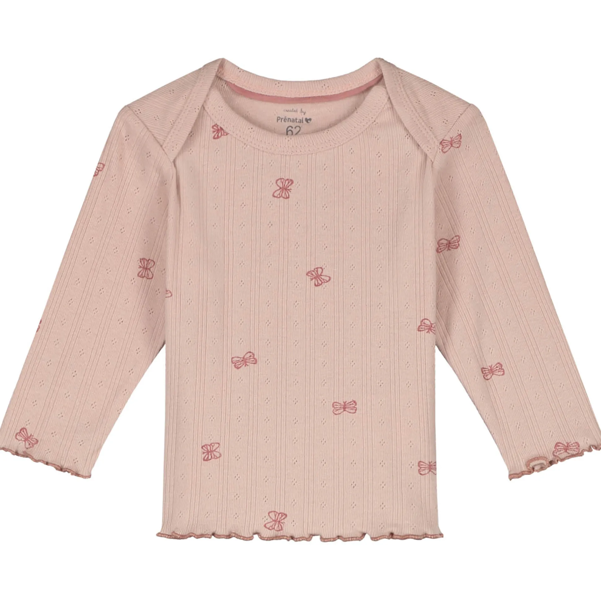 Prénatal baby pyjama vlinder roze