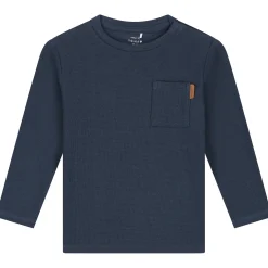 Prénatal baby shirt 2 stuks lange mouwen strepen blauw