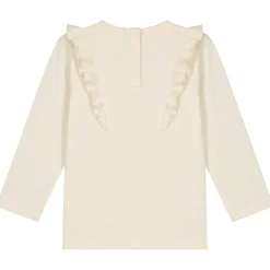 Prénatal baby shirt lange mouwen effen beige