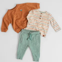 Prénatal baby shirt lange mouwen strepen multi