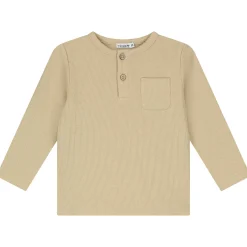 Prénatal baby shirt lange mouwen effen beige