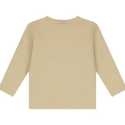 Prénatal baby shirt lange mouwen effen beige