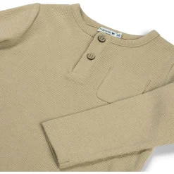 Prénatal baby shirt lange mouwen effen beige