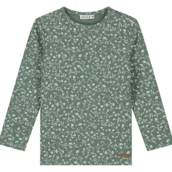 Prénatal baby shirt lange mouwen all over print groen