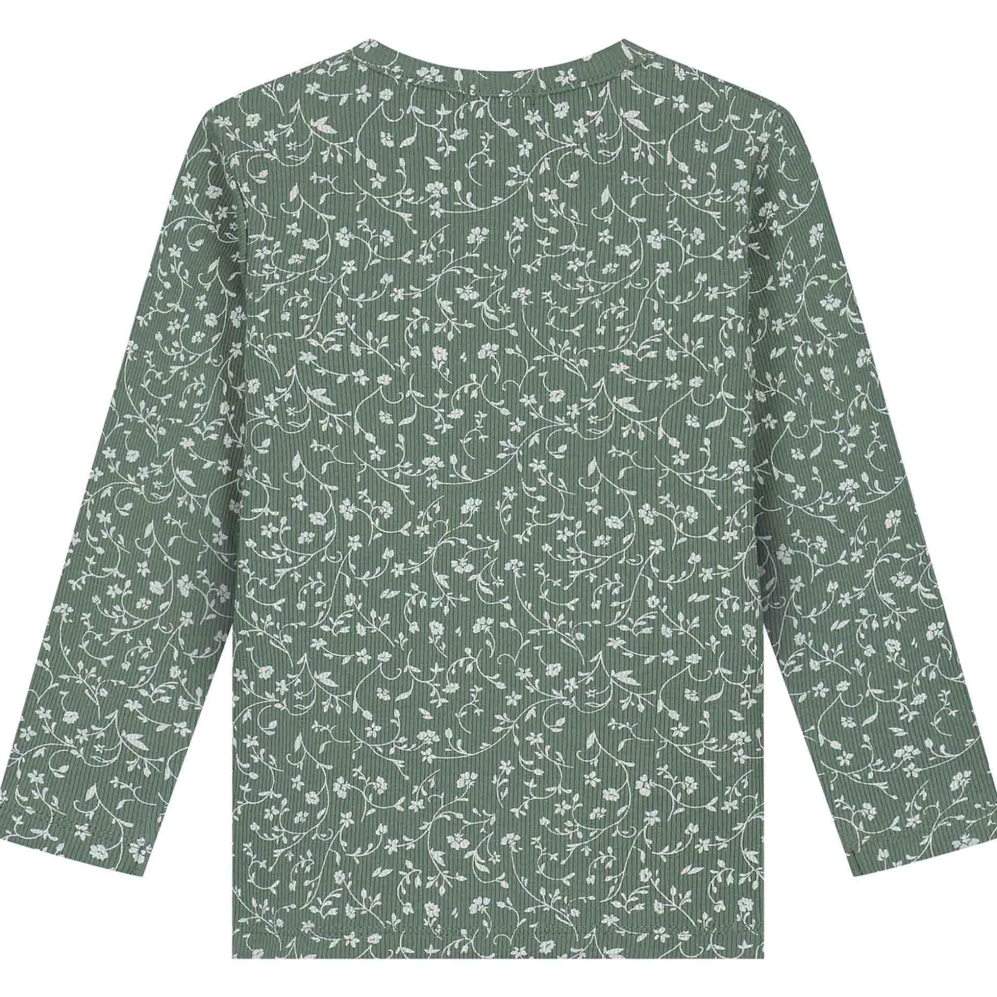 Prénatal baby shirt lange mouwen all over print groen