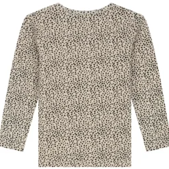 Prénatal baby shirt lange mouwen all over print bruin