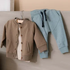 Prénatal baby shirt lange mouwen effen beige