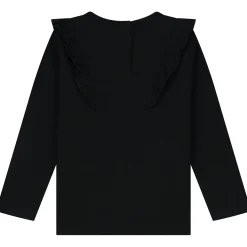 Prénatal baby shirt lange mouwen effen zwart