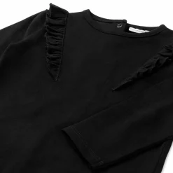 Prénatal baby shirt lange mouwen effen zwart