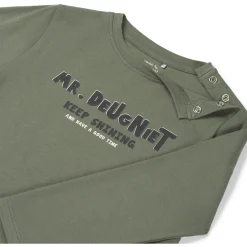 Prénatal baby shirt lange mouwen tekst groen