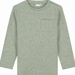 Prénatal baby shirt lange mouwen effen groen