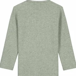 Prénatal baby shirt lange mouwen effen groen