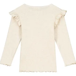 Prénatal baby shirt lange mouwen effen beige