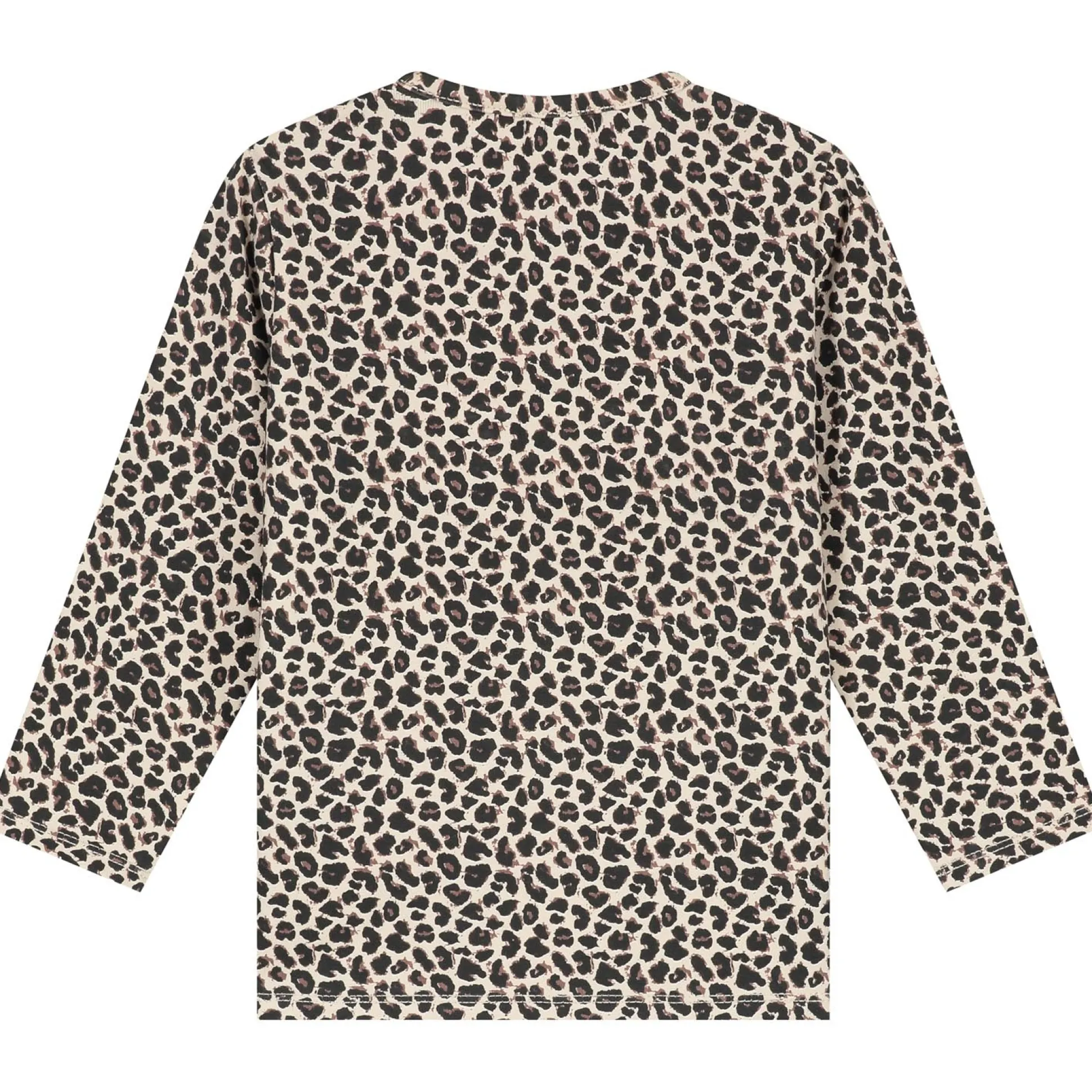Prénatal baby shirt lange mouwen panterprint beige