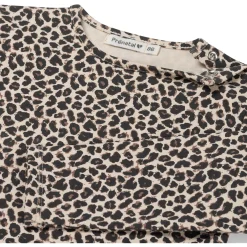 Prénatal baby shirt lange mouwen panterprint beige