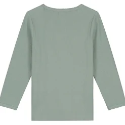 Prénatal baby shirt lange mouwen effen groen