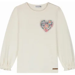 Prénatal baby shirt lange mouwen effen wit