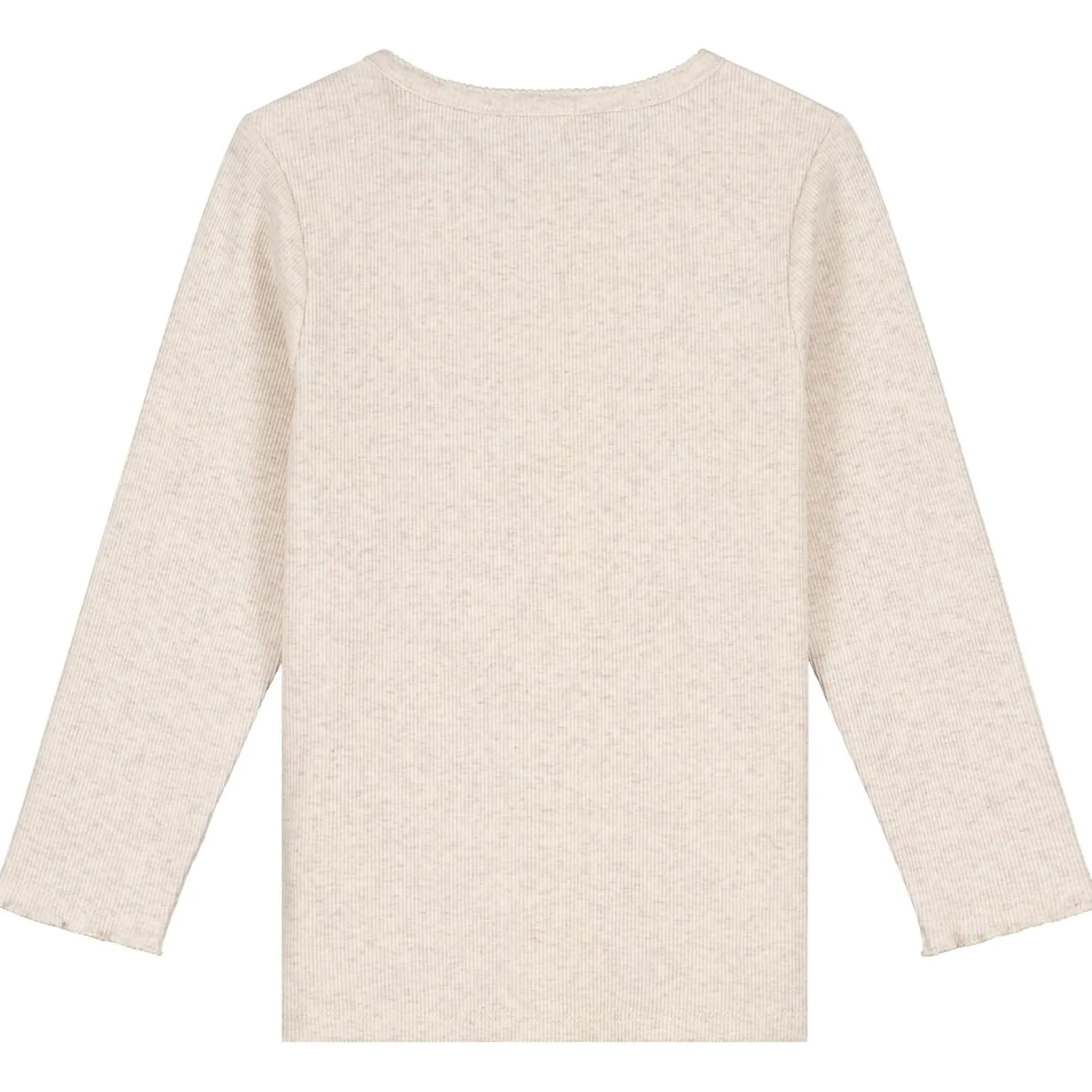 Prénatal baby shirt lange mouwen effen beige