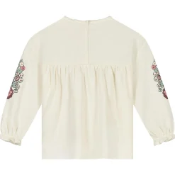 Prénatal baby shirt lange mouwen effen wit