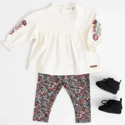 Prénatal baby shirt, legging & schoenen