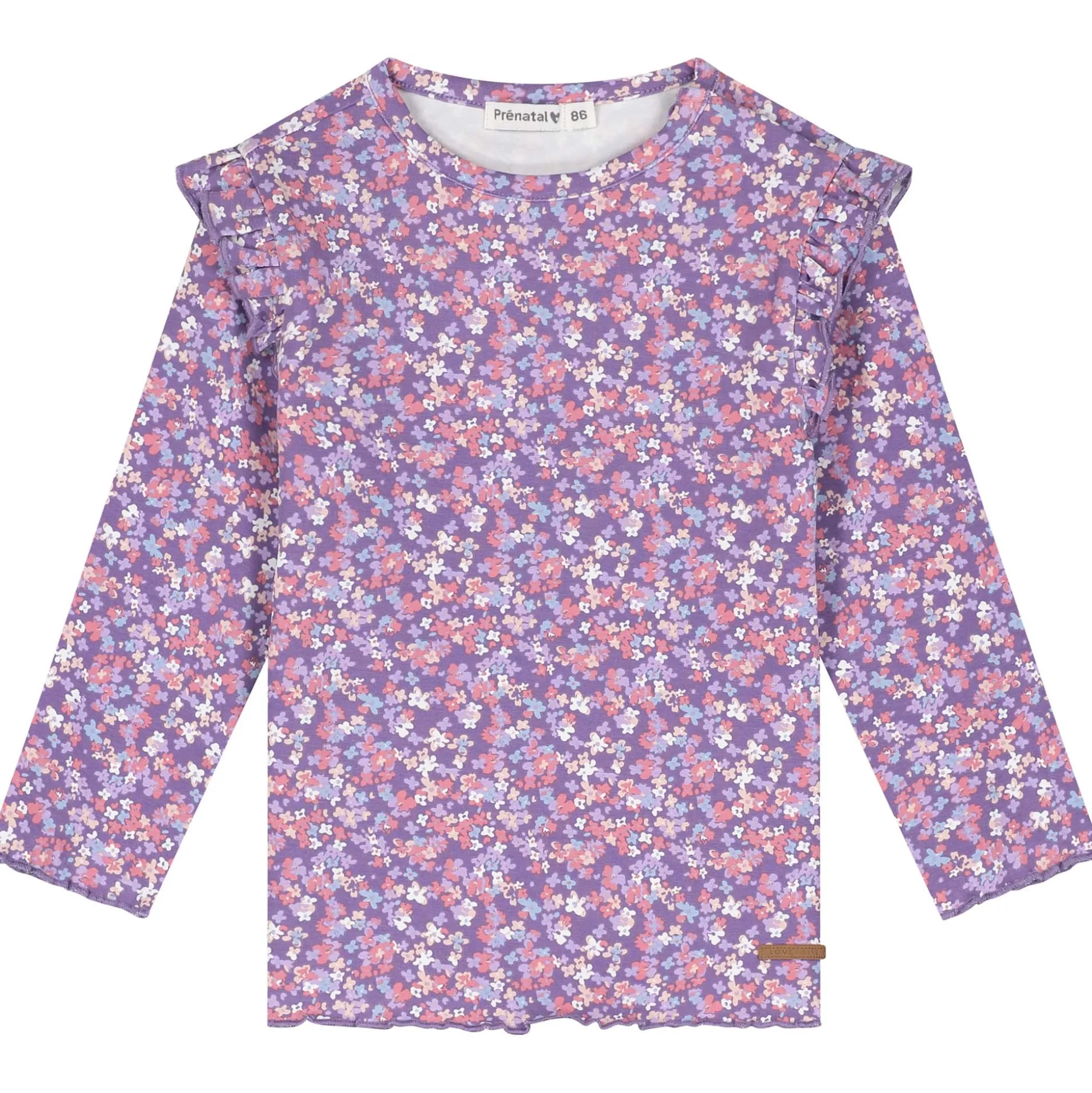 Prénatal baby shirts 2 stuks lange mouwen roze