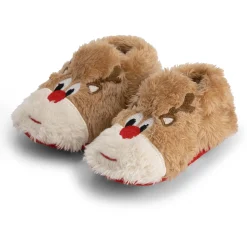 Prénatal baby sloffen kerstmis bruin