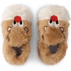 Prénatal baby sloffen kerstmis  bruin