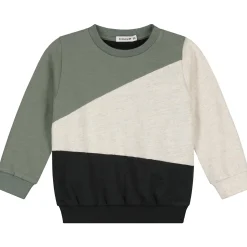 Prénatal baby sweater lange mouwen meerkleurig groen