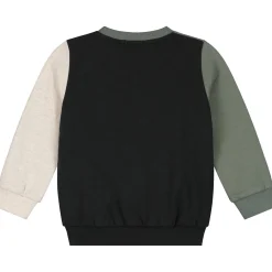 Prénatal baby sweater lange mouwen meerkleurig groen