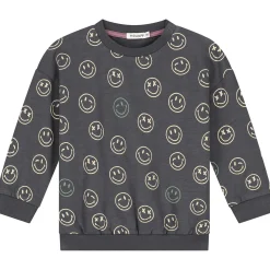 Prénatal baby sweater lange mouwen all over print grijs