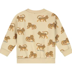 Prénatal baby sweater lange mouwen all over print blauw