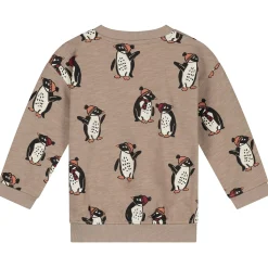 Prénatal baby sweater lange mouwen dierenprint multi