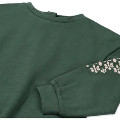 Prénatal baby sweater lange mouwen effen groen