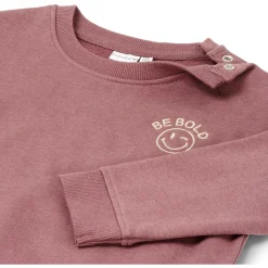 Prénatal baby sweater lange mouwen printopdruk paars