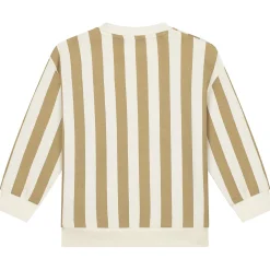 Prénatal baby sweater lange mouwen strepen geel