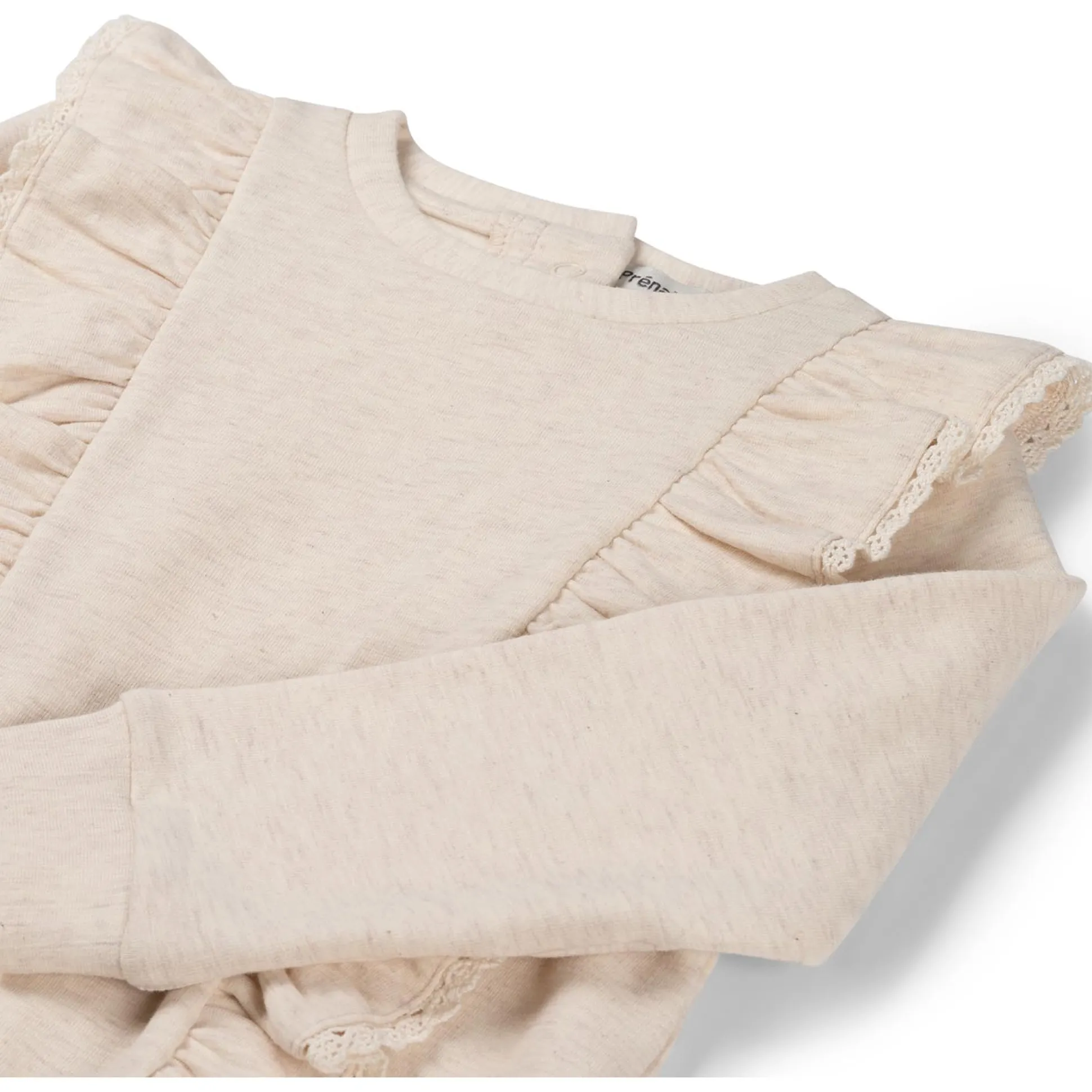 Prénatal baby sweater lange mouwen effen beige