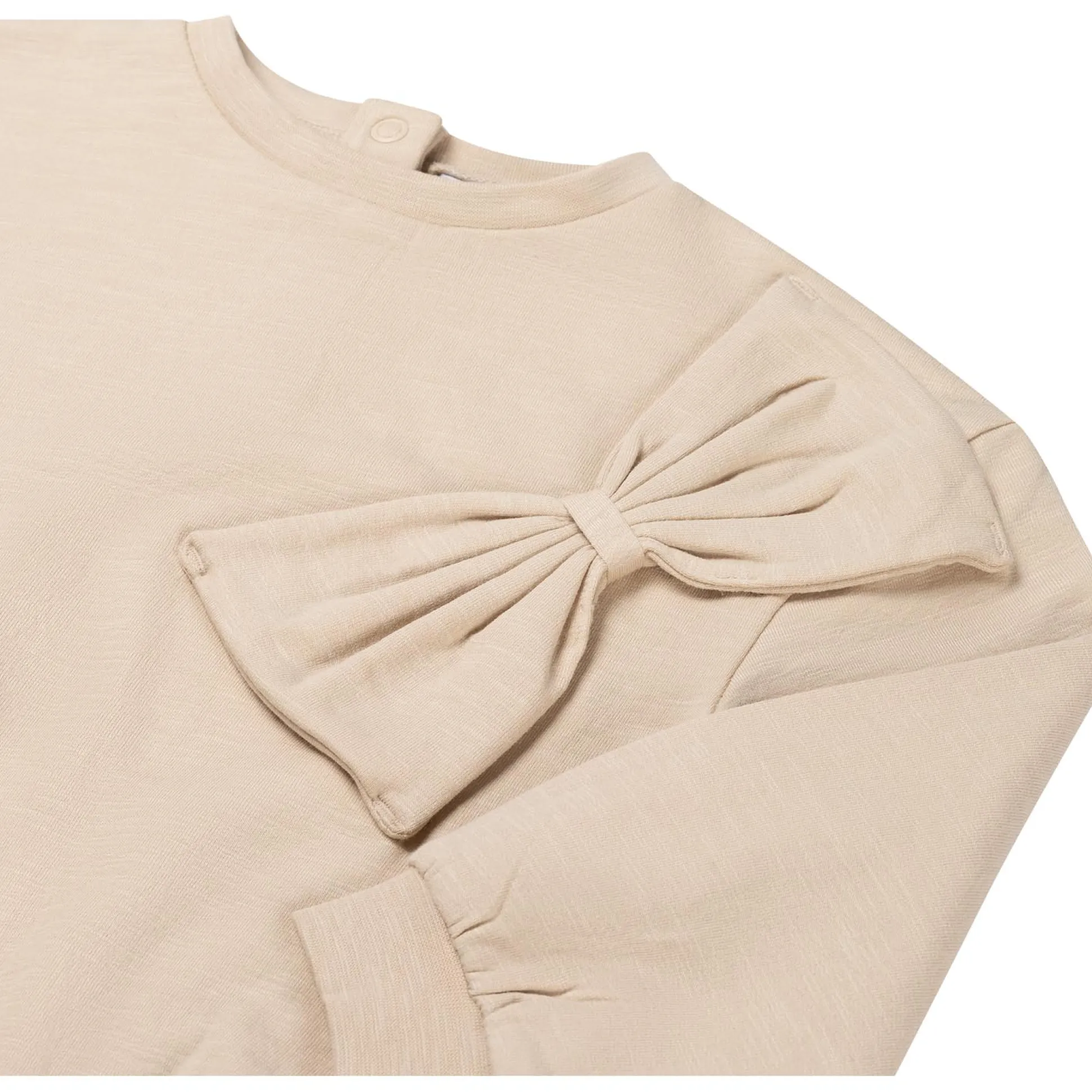 Prénatal baby sweater lange mouwen effen beige