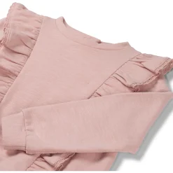 Prénatal baby sweater lange mouwen effen roze