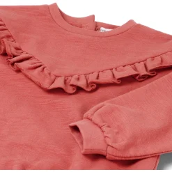 Prénatal baby sweater lange mouwen effen oranje