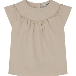 Prénatal baby T-shirts 2 stuks korte mouwen panterprint beige