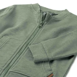 Prénatal baby vest lange mouwen tekst groen