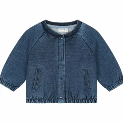 Prénatal baby vest lange mouwen effen blauw