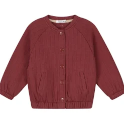 Prénatal baby vest lange mouwen effen rood