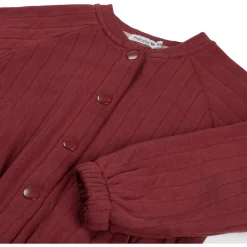 Prénatal baby vest lange mouwen effen rood