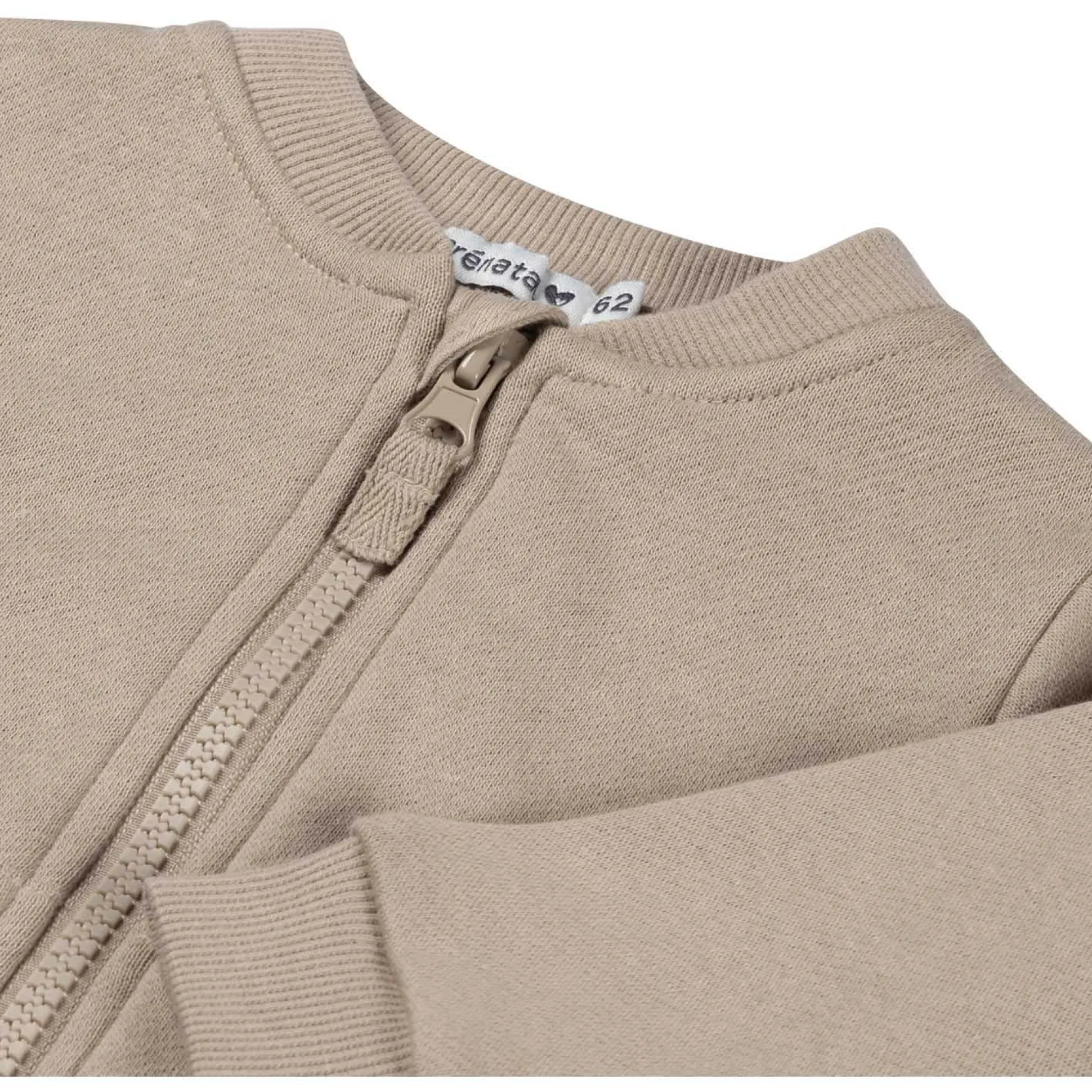 Prénatal baby vest lange mouwen effen beige